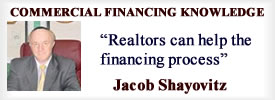 COMMERCIAL FINANCING KNOWLEDGE - HOW IMPORTANT IS THIS TO REALTOR?